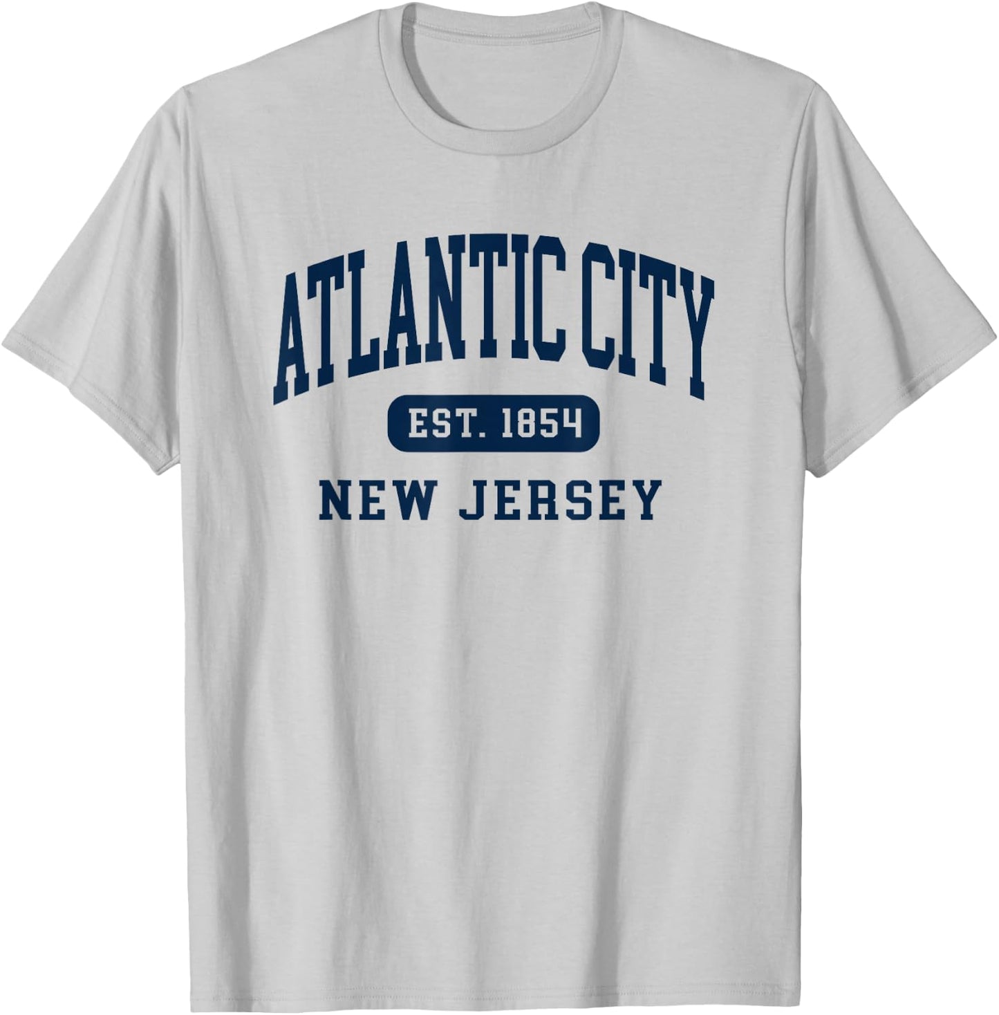 Atlantic City New Jersey Retro Est 1854 Vintage Souvenir T-Shirt - T-Shirt | Ash