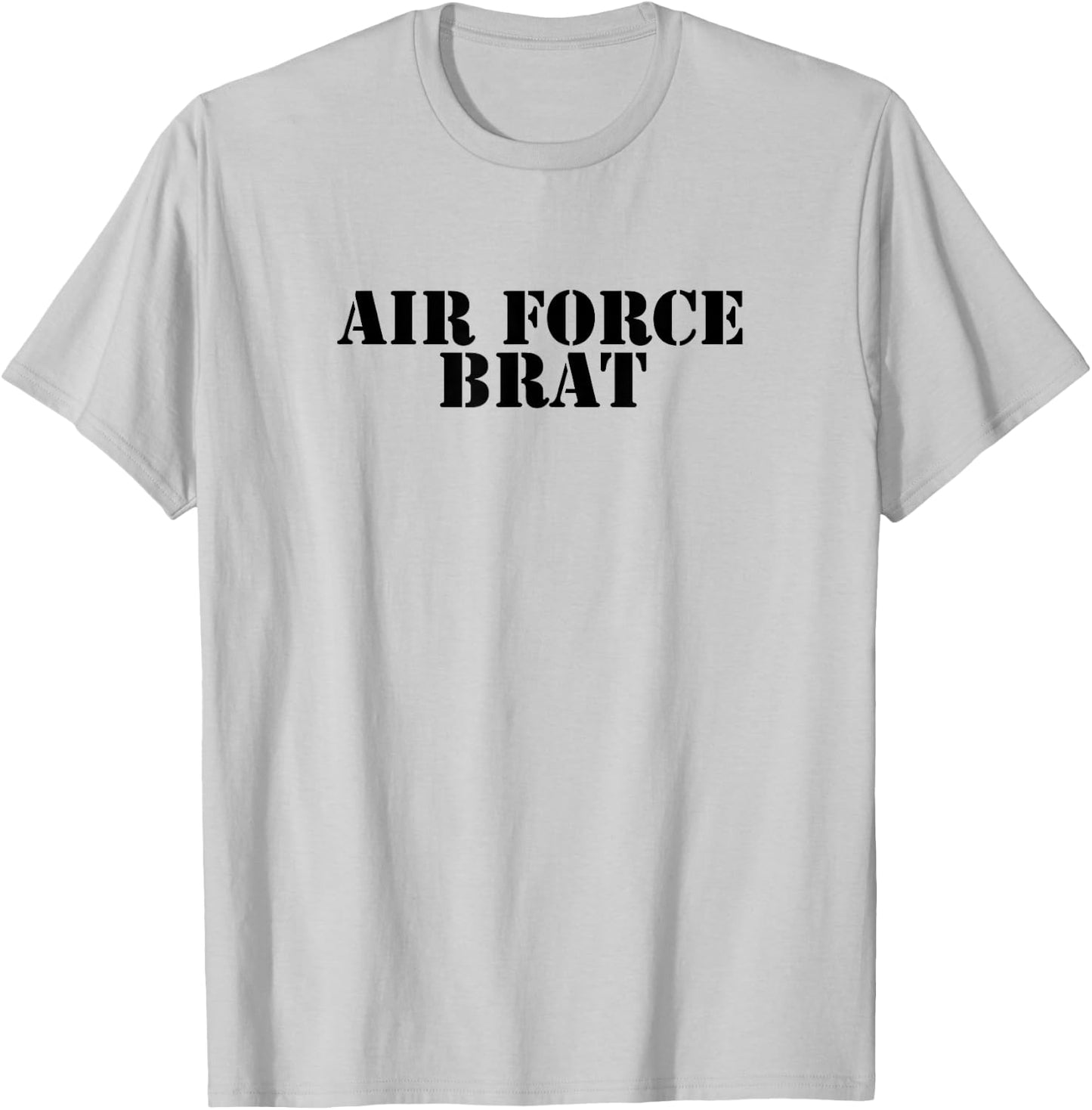Proud Military Brat Child Of An Airman T-Shirt - T-Shirt | Ash