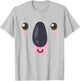 Halloween Koala Face Costume T-Shirt - T-Shirt | Ash