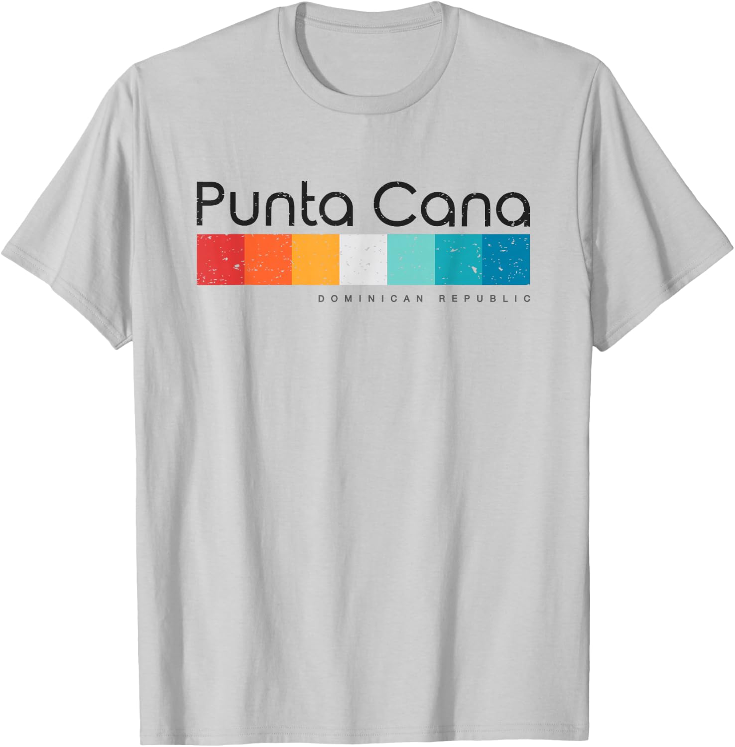 Vintage Punta Cana Dominican Republic Retro Design T-Shirt - T-Shirt | Ash