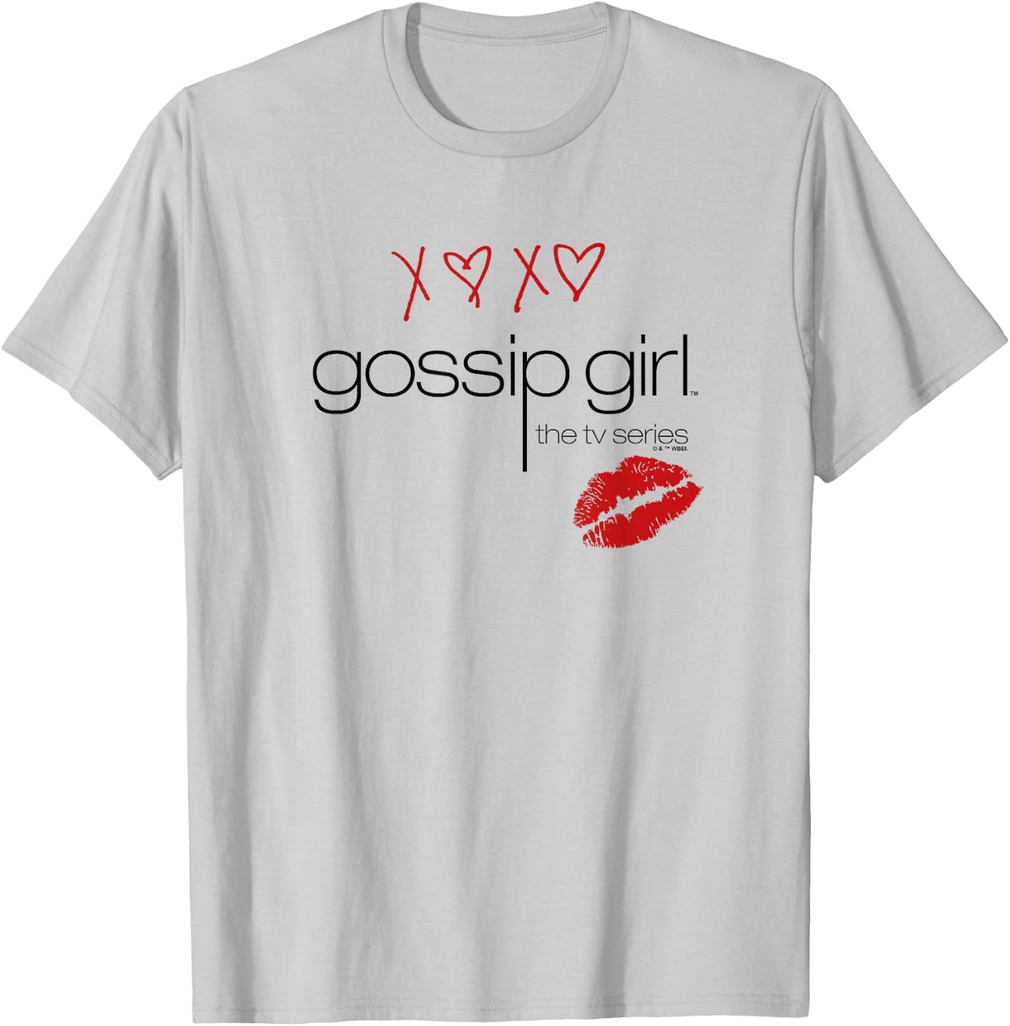 Gossip Girl Classic Logo Valentine's Day T-Shirt - T-Shirt | Ash