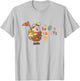 Disney Pixar Up Be Brave Cute Russell Colorful Chest Logo T-Shirt - T-Shirt | Ash