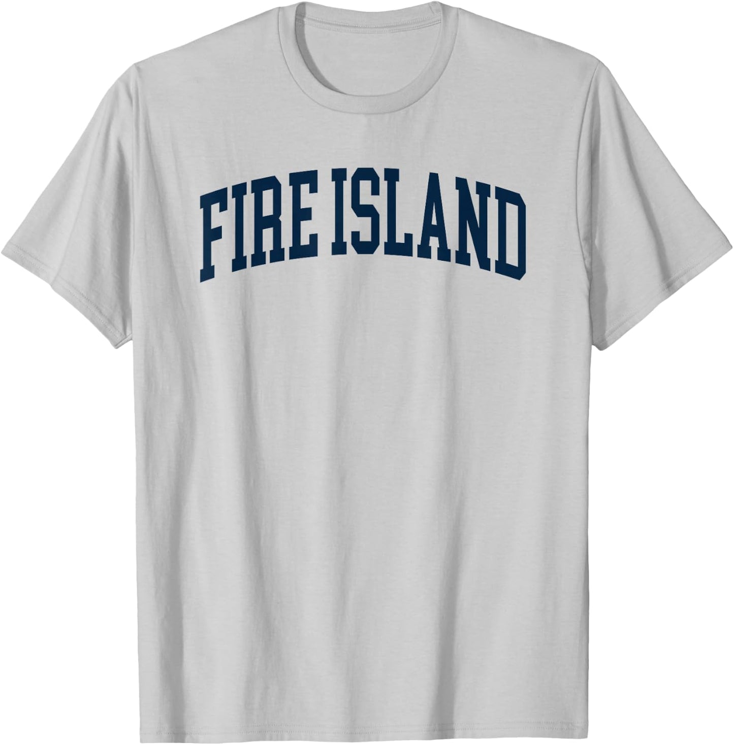 Fire Island New York Souvenir Retro Preppy Throwback T-Shirt - T-Shirt | Ash