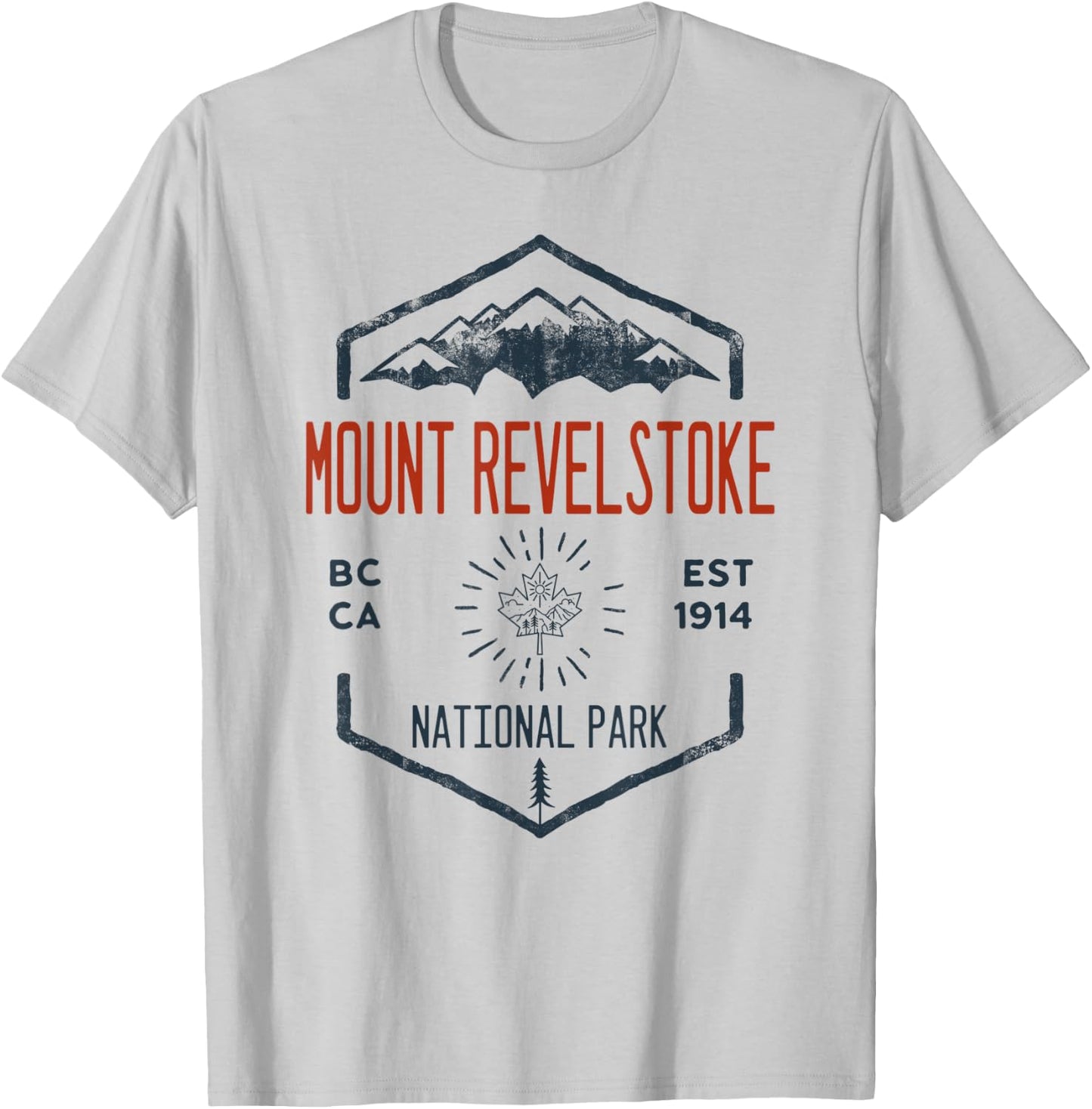 Mount Revelstoke National Park Canada Vintage T-Shirt - T-Shirt | Ash