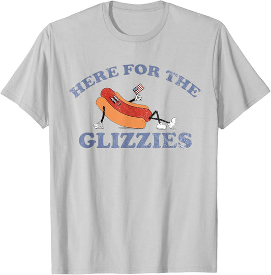 HERE for The GLIZZIES 4th of July 2024 T-Shirt - T-Shirt | Ash