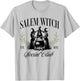 Salem 1692 Social Club Witch Halloween Witchy Women Girls T-Shirt - T-Shirt | Ash