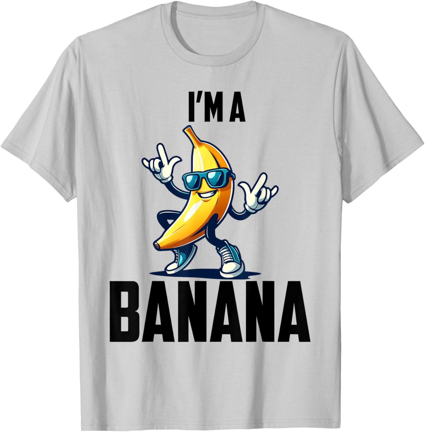 I'm A Banana Shirt Cute Funny Banana Costume Men Women Kids T-Shirt - T-Shirt | Ash