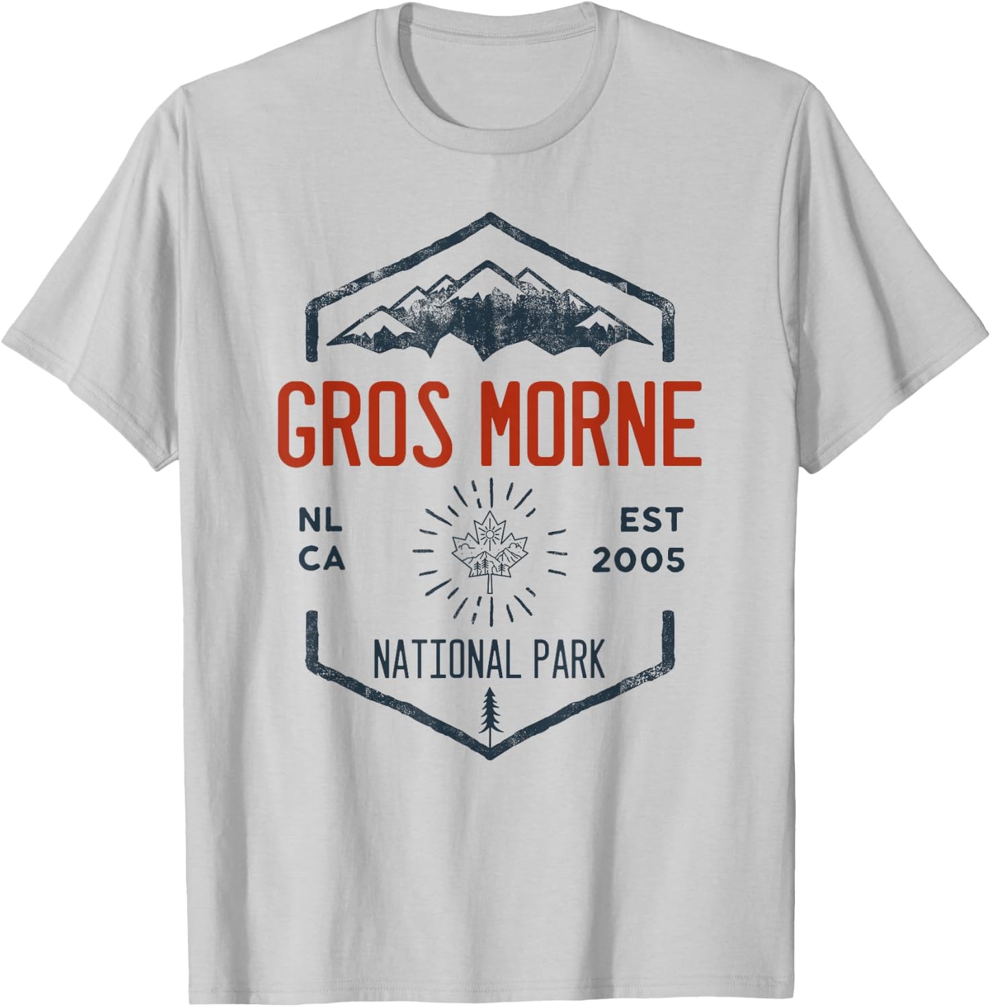 Gros Morne National Park Canada Vintage T-Shirt - T-Shirt | Ash
