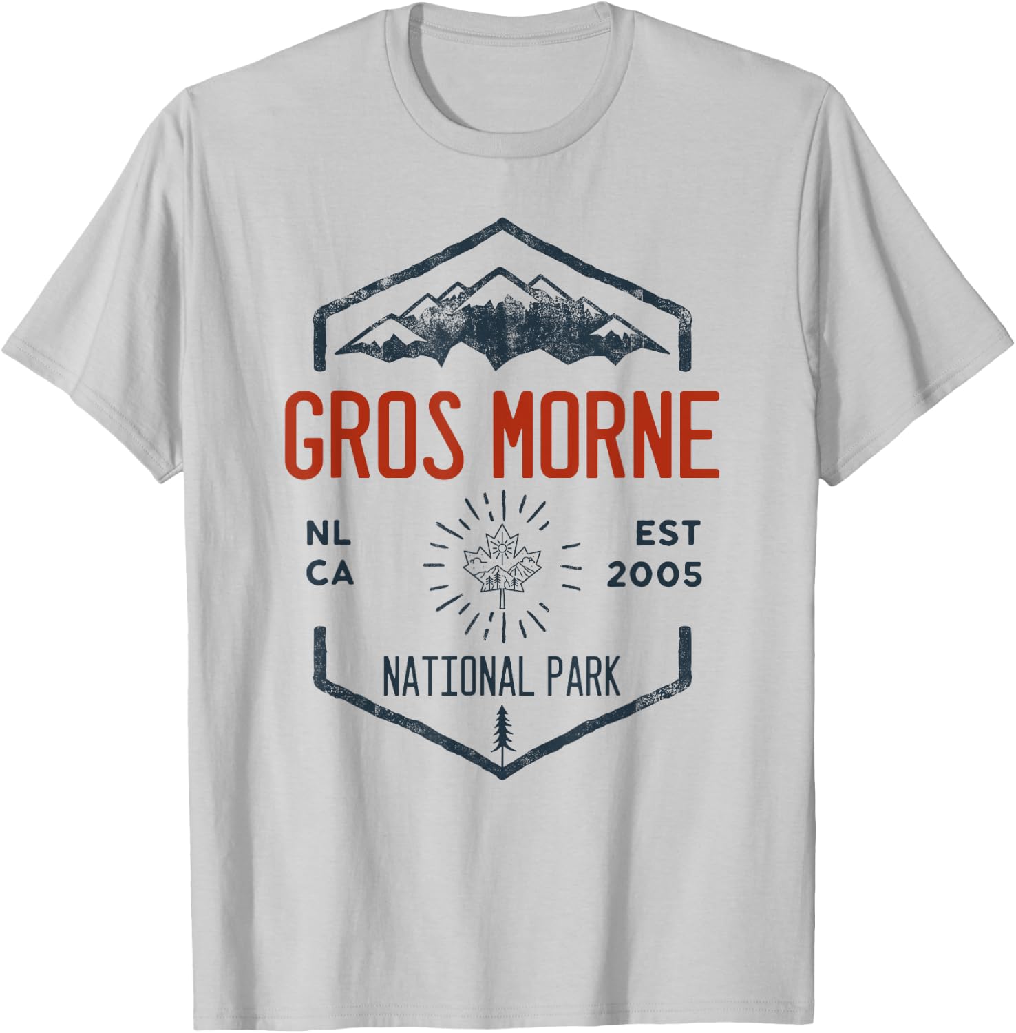 Gros Morne National Park Canada Vintage T-Shirt - T-Shirt | Ash