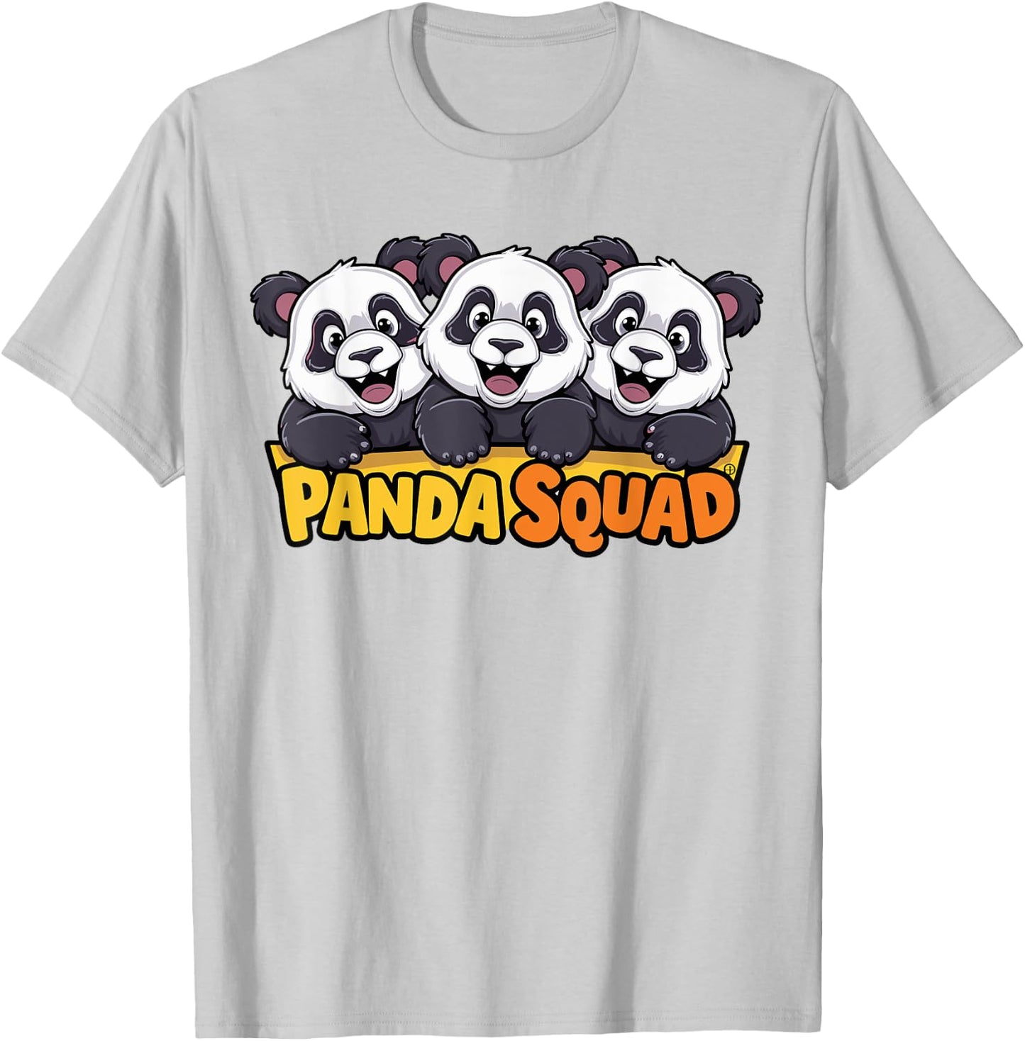 Panda Squad for Panda Lover Shirt | Cool Panda T-Shirt - T-Shirt | Ash
