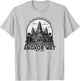 Less Than Three Khmer Brand -Adults Angkor Wat , Grey, Small, Short Sleeve, Classic Fit, Pull On, Travel, Leisure, Casual, , Embroidery T-Shirt - T-Shirt | Ash