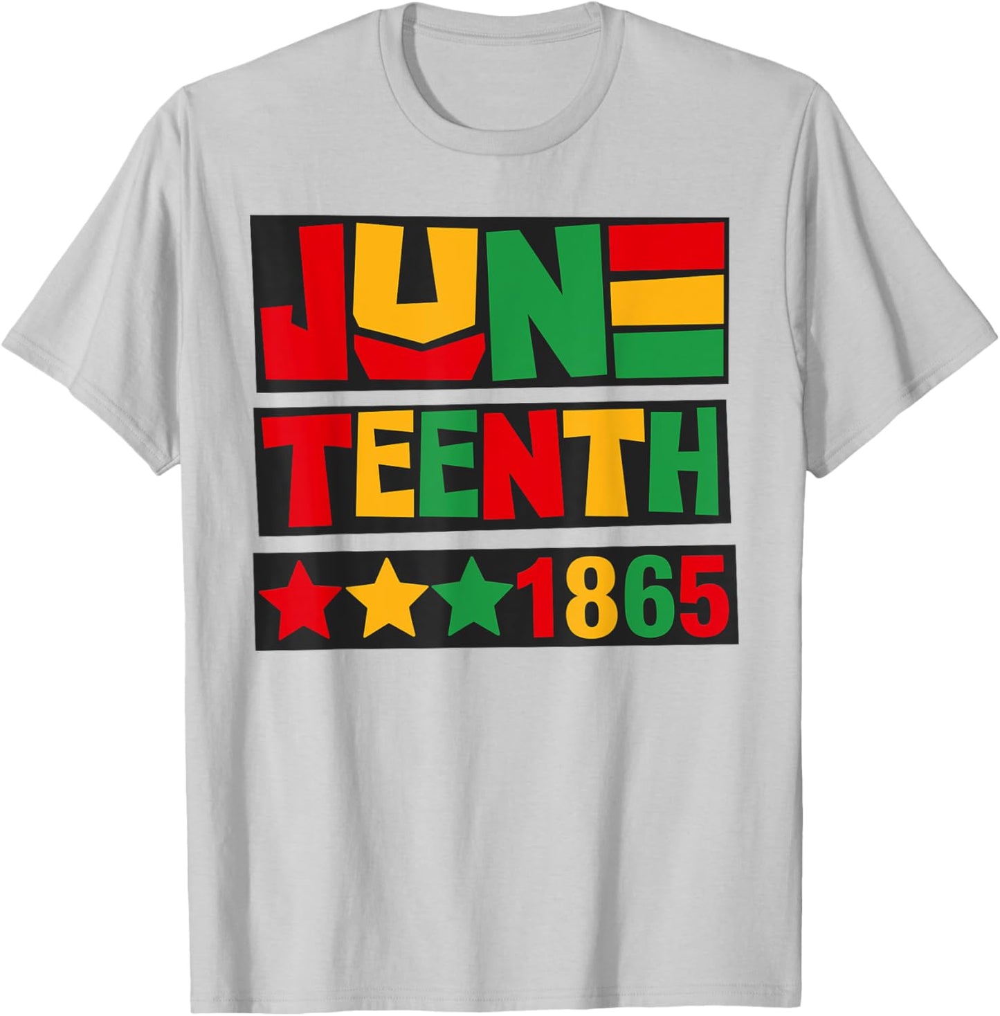 Juneteenth 1865 Women Men Kids June 19th 1865 Freedom Day T-Shirt - T-Shirt | Ash