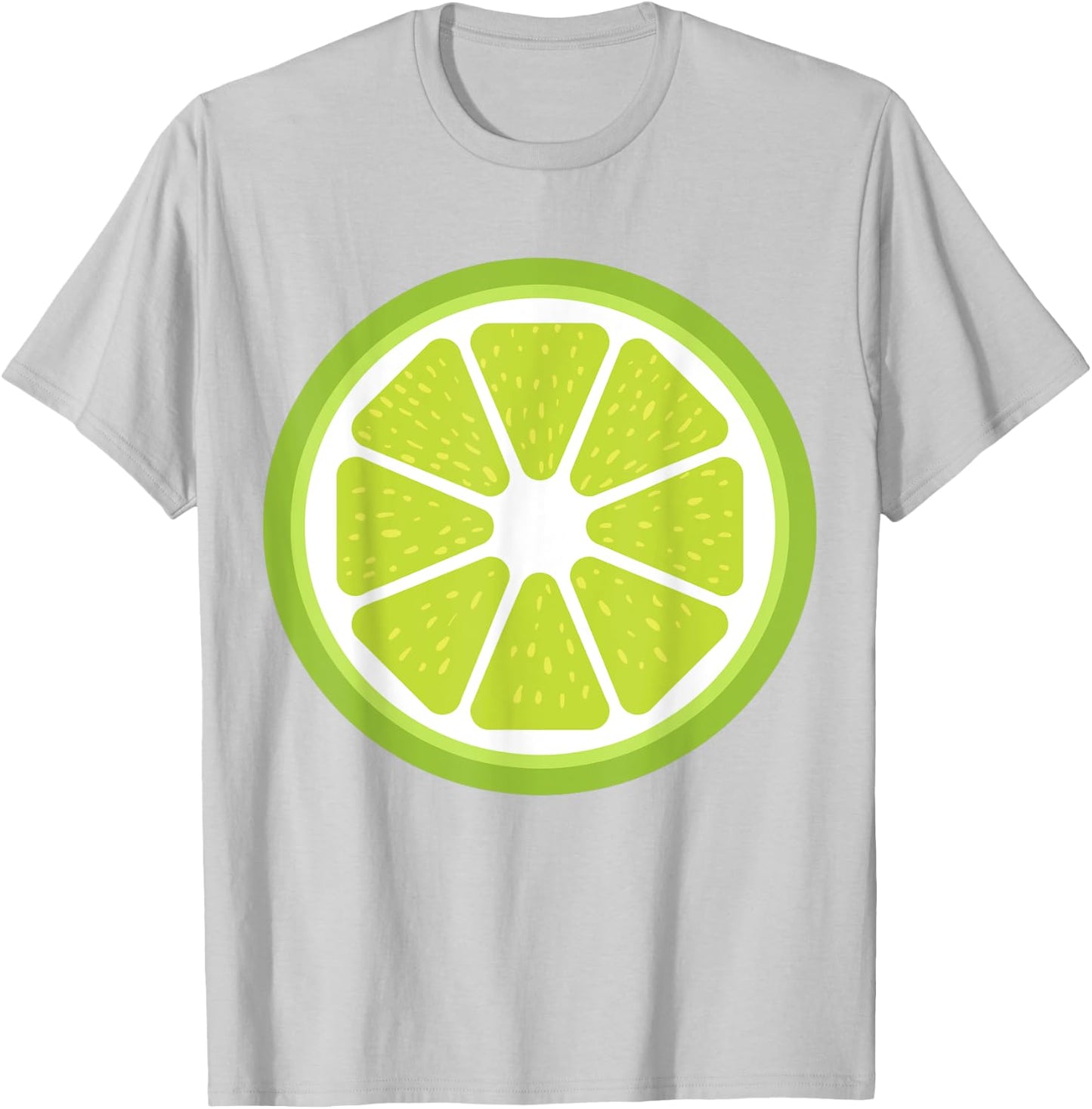 Big Lime Sliced Costume Cute Easy Fruit Halloween Gift T-Shirt - T-Shirt | Ash