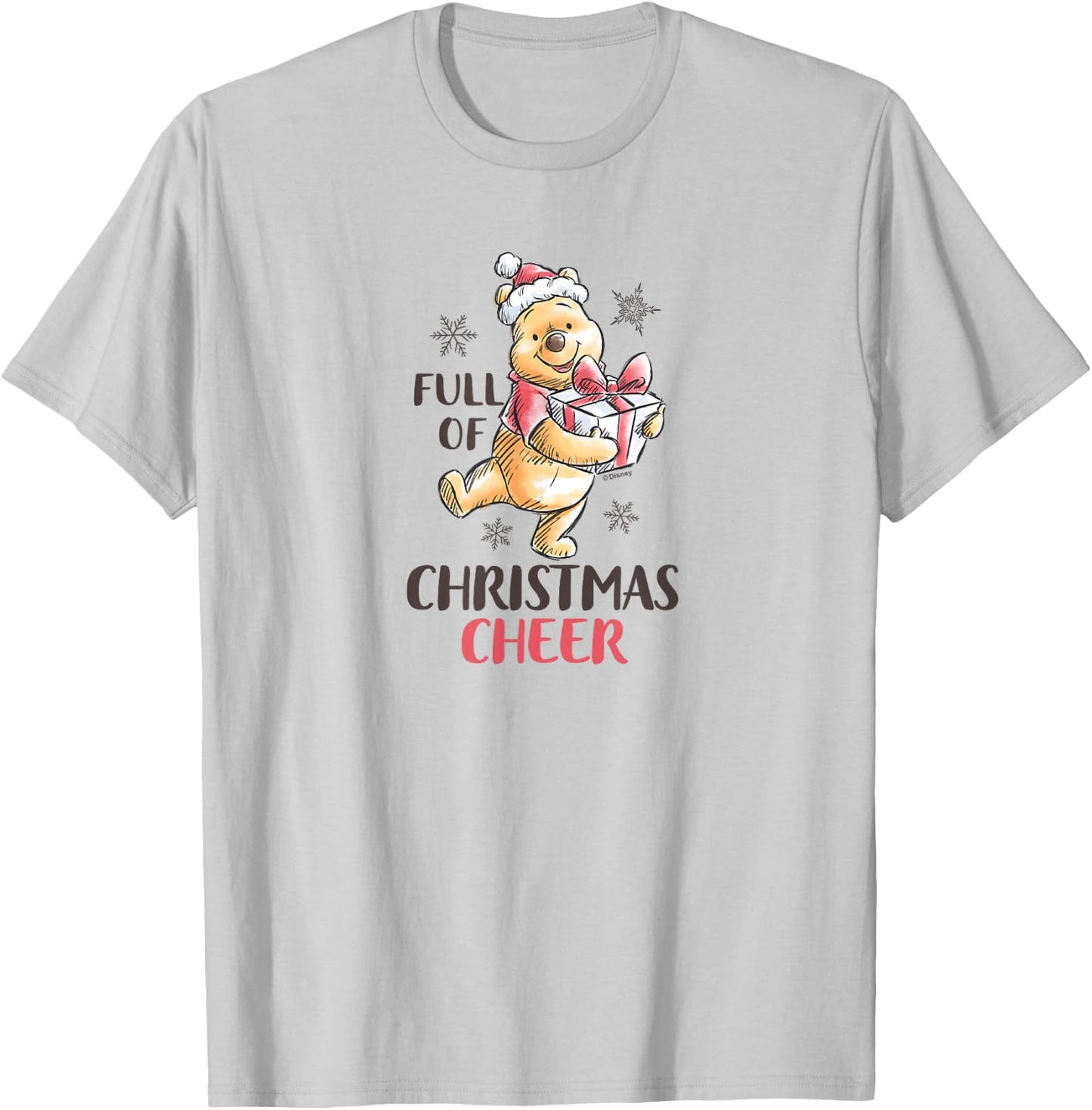 Winnie the Pooh - Full of Christmas Spirit T-Shirt - T-Shirt | Ash