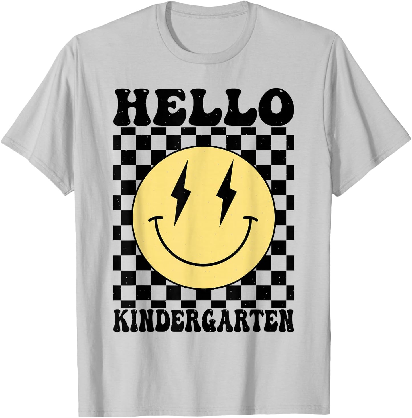 Hello Kindergarten First Day of School Kindergarten Boys Kid T-Shirt - T-Shirt | Ash