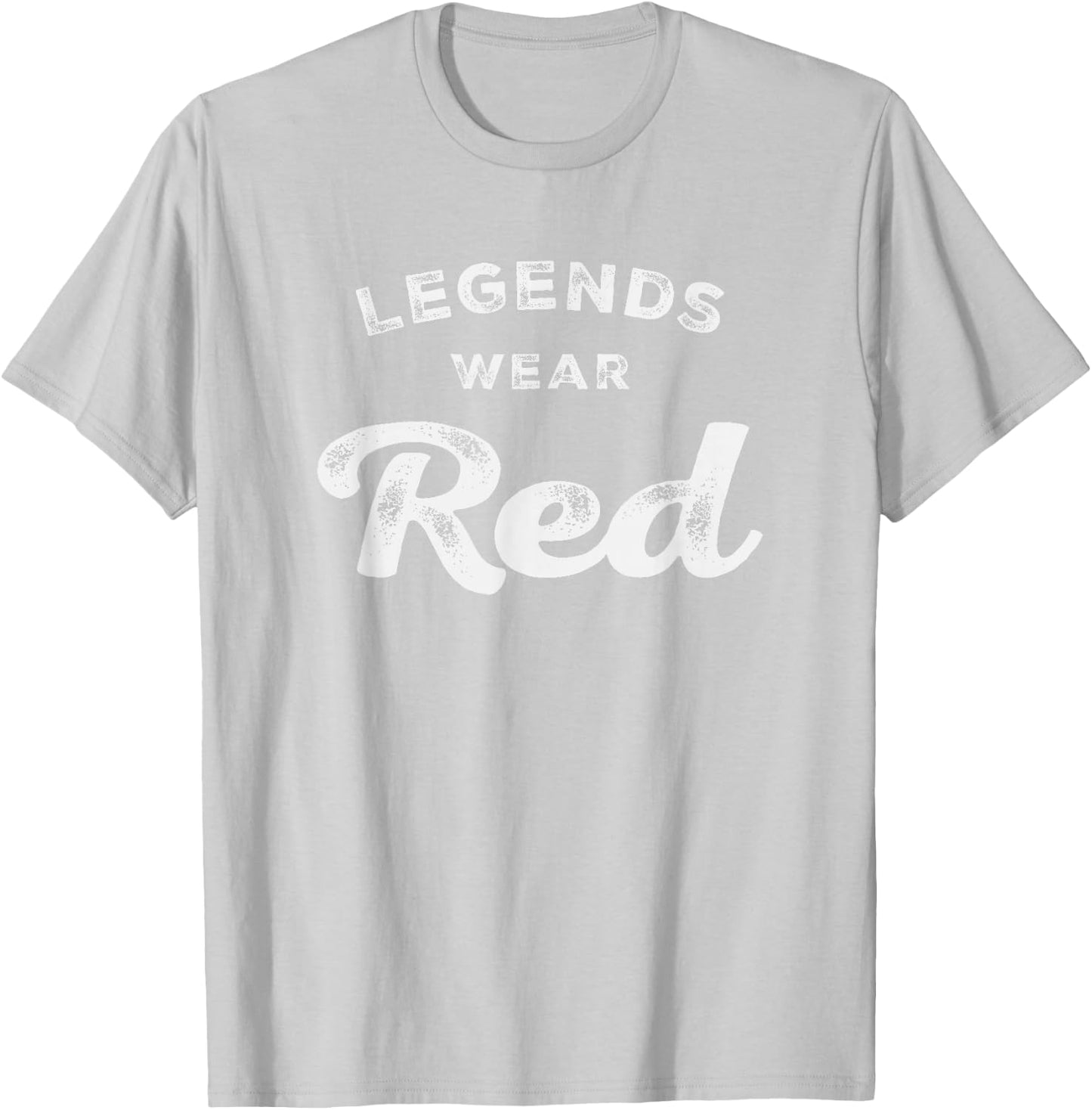 Legends Wear Red Team Spirit Game Gear Color War T-Shirt - T-Shirt | Ash