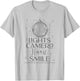 Lights Camera Nurse Smile T-Shirt - T-Shirt | Ash