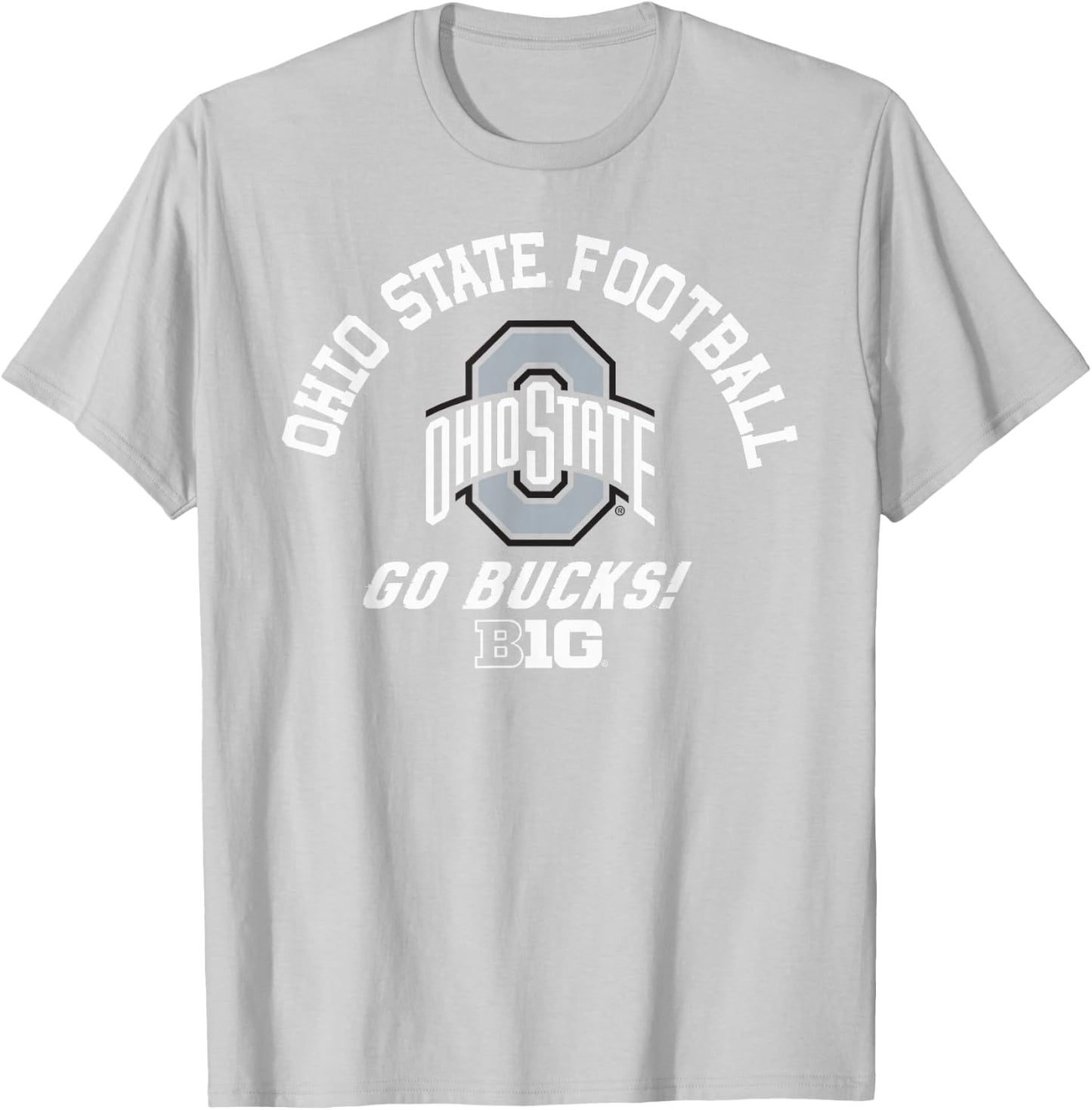 Ohio State Buckeyes Big 10 Football Red Officially Licensed T-Shirt - T-Shirt | Ash