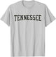 Vintage Tennessee Distressed Print on Orange T-Shirt - T-Shirt | Ash