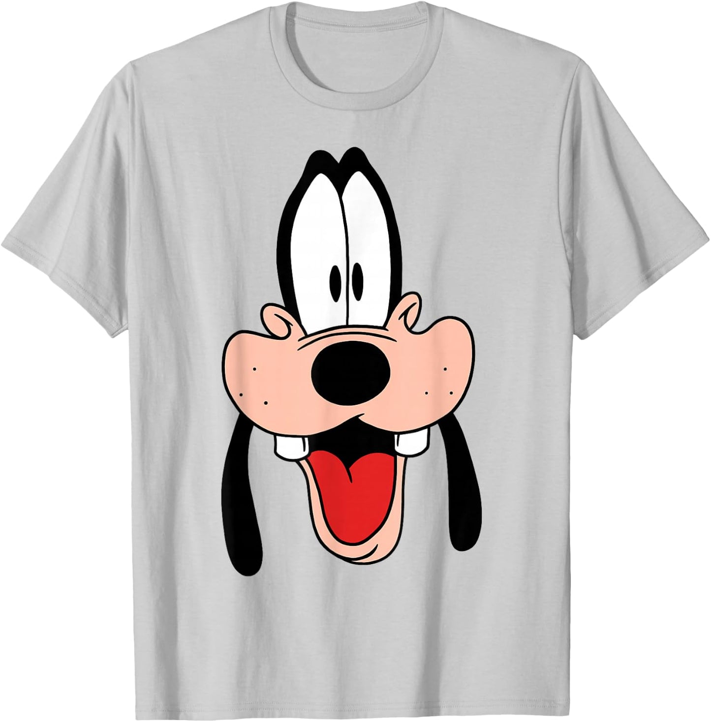 Disney A Goofy Movie Goofy Big Face T-Shirt - T-Shirt | Ash