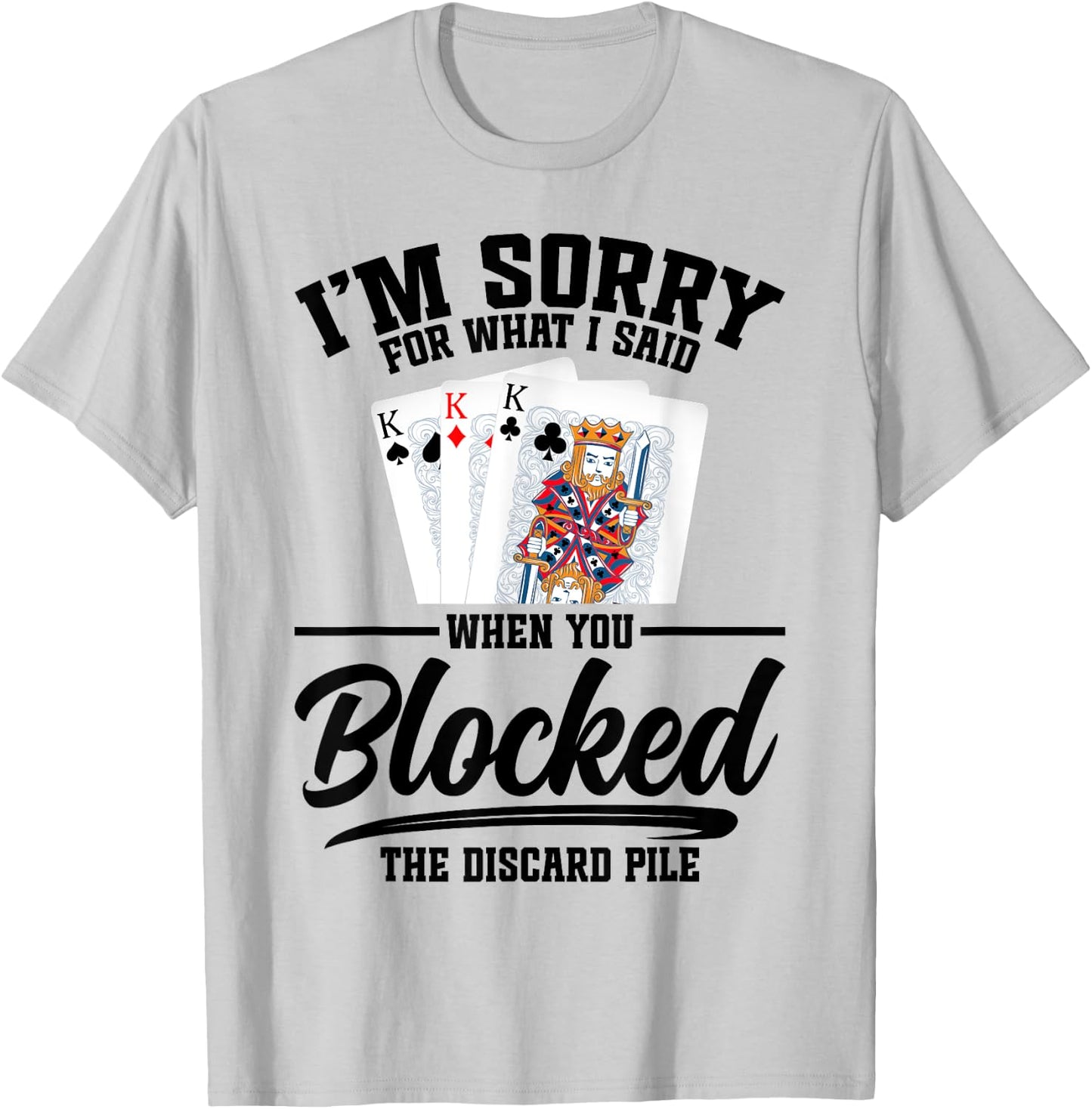 Hand & Foot Player Card Holder Game Set Tray Hand Foot T-Shirt - T-Shirt | Ash