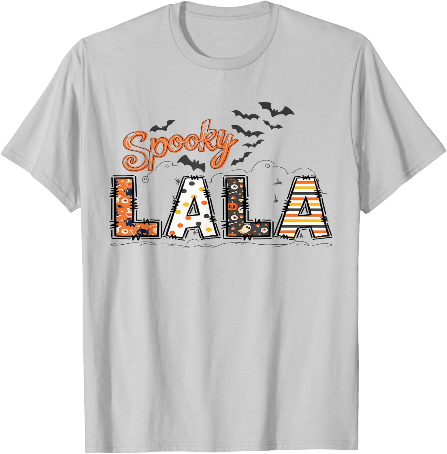 Spooky Lala Halloween Lala Life Family Matching T-Shirt - T-Shirt | Ash