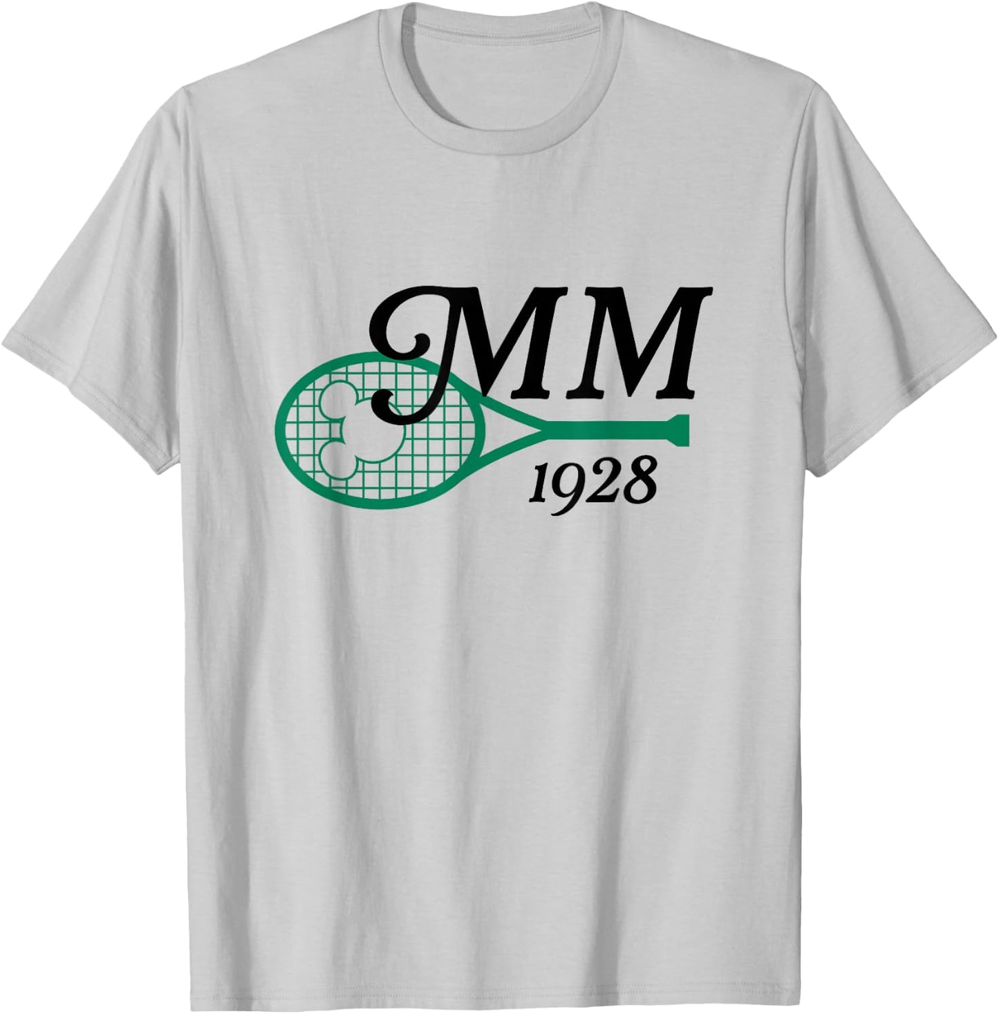 Disney Mickey And Friends 1928 Tennis Club Big Chest Logo T-Shirt - T-Shirt | Ash