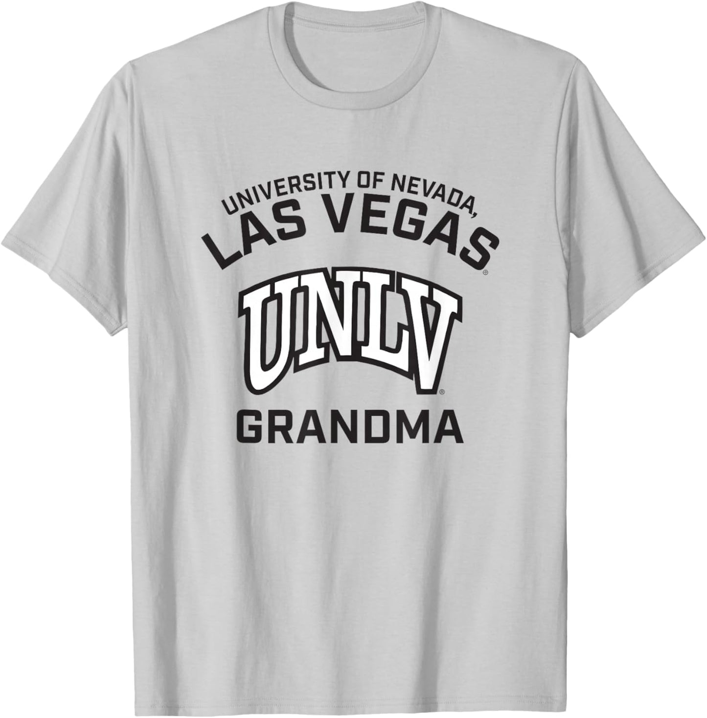 Nevada Las Vegas UNLV Rebels Arched Grandma T-Shirt - T-Shirt | Ash