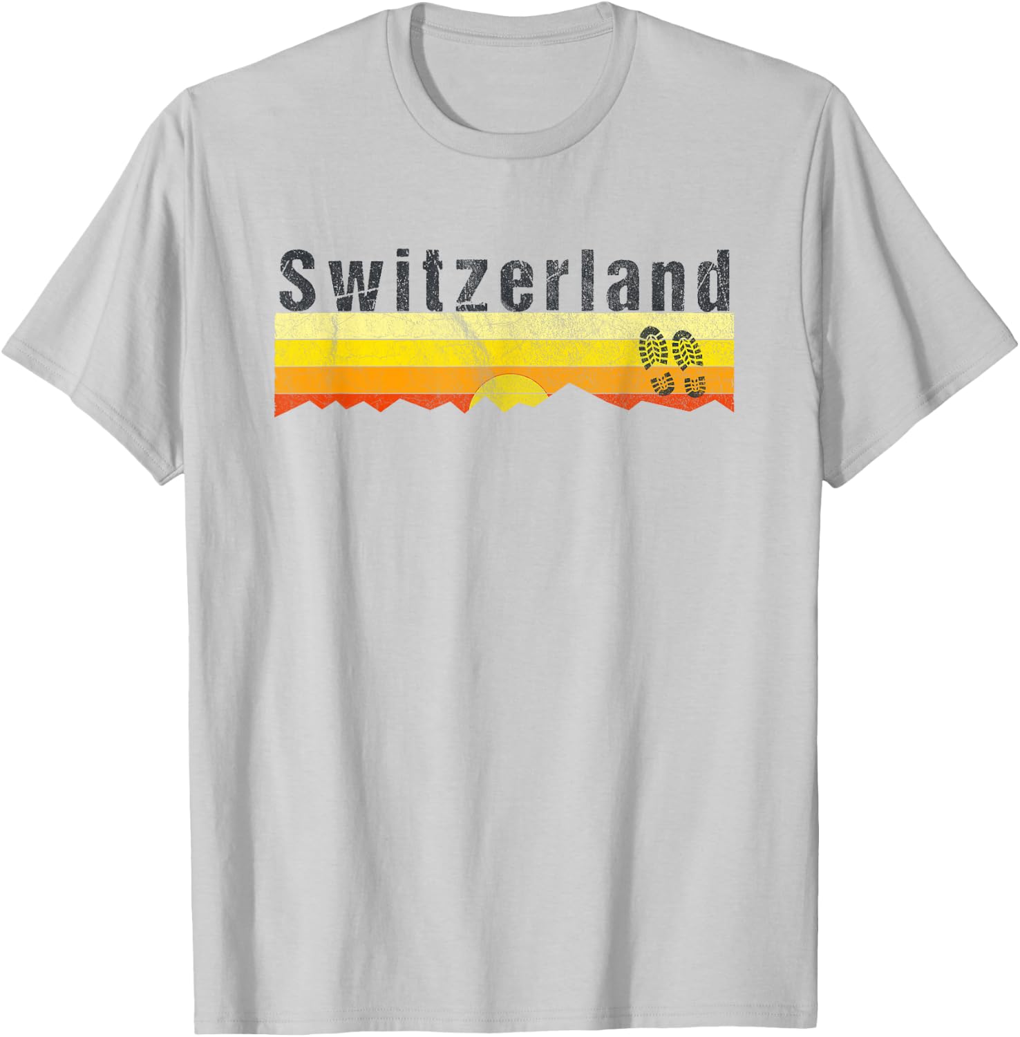 Vintage Switzerland Gift T-Shirt - T-Shirt | Ash