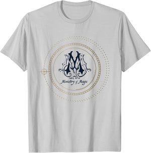 Harry Potter Ministry of Magic Emblem T-Shirt - T-Shirt | Ash