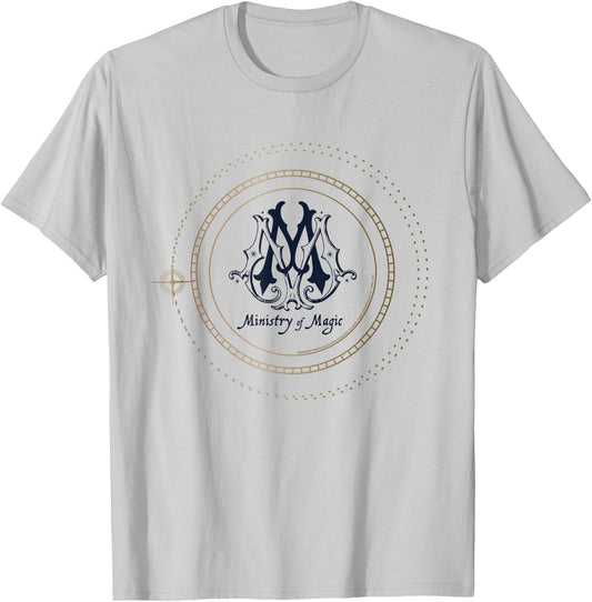 Harry Potter Ministry of Magic Emblem T-Shirt - T-Shirt | Ash