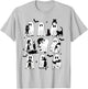 Funny Ghost Holding A Black Cat Lazy Halloween Spooky Season T-Shirt - T-Shirt | Ash