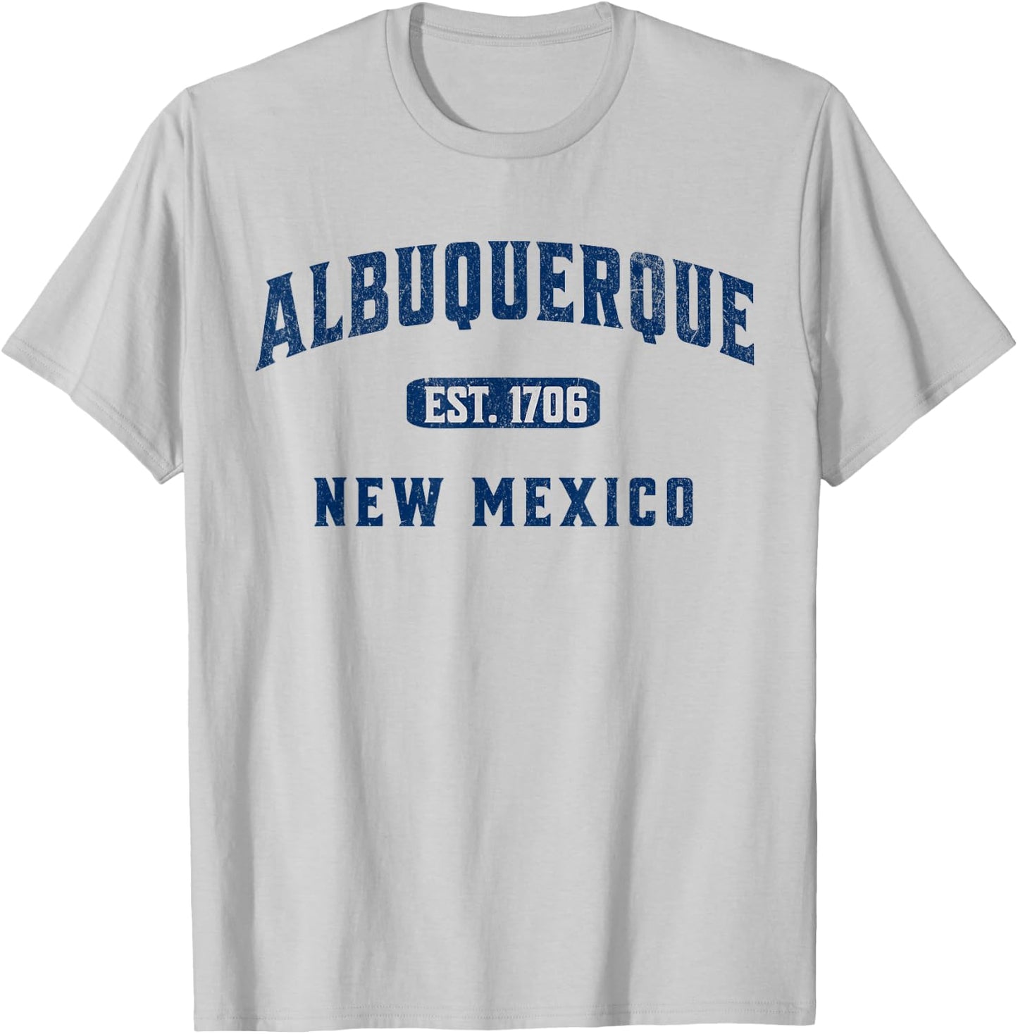 USA Vintage Merch Souvenir Visit Albuquerque New Mexico T-Shirt - T-Shirt | Ash