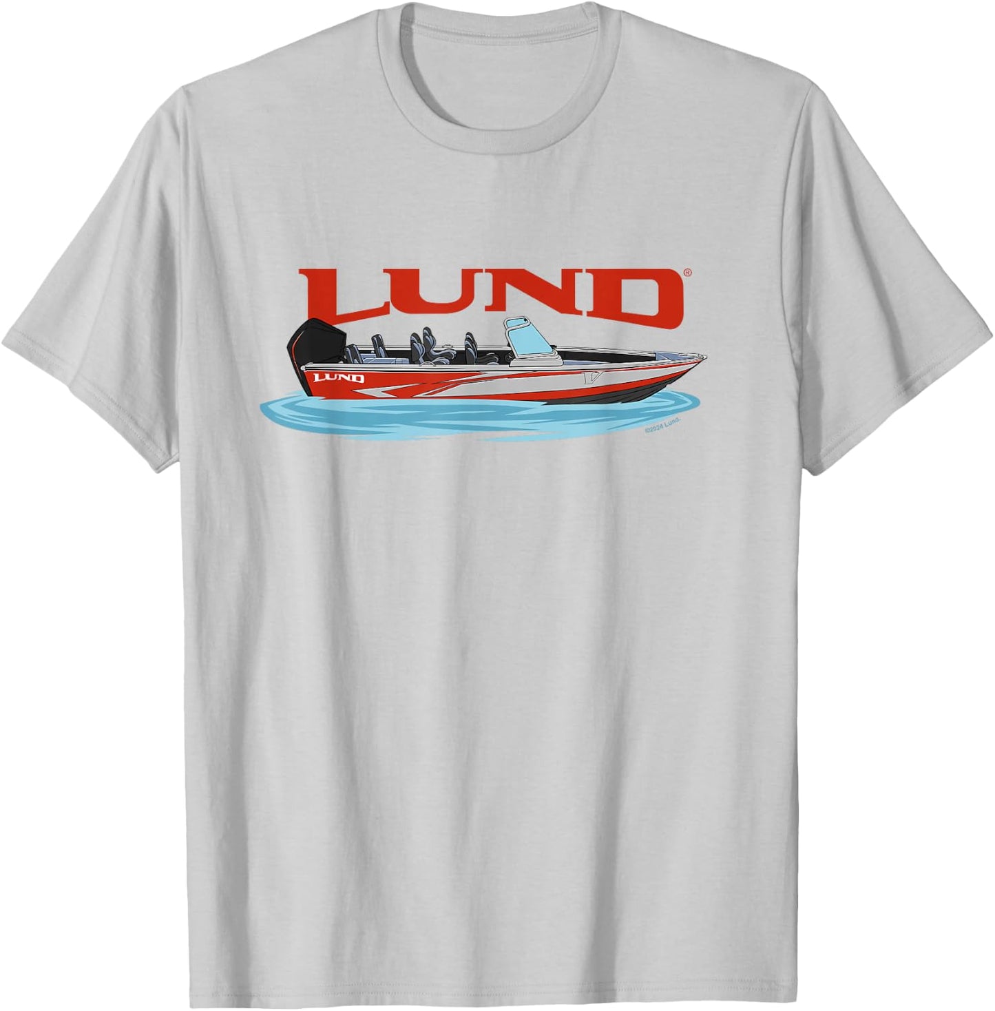 Lund Red Boat T-Shirt - T-Shirt | Ash