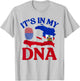 It's in my DNA Happy Haitian Flag Day Haiti Flag Heart T-Shirt - T-Shirt | Ash