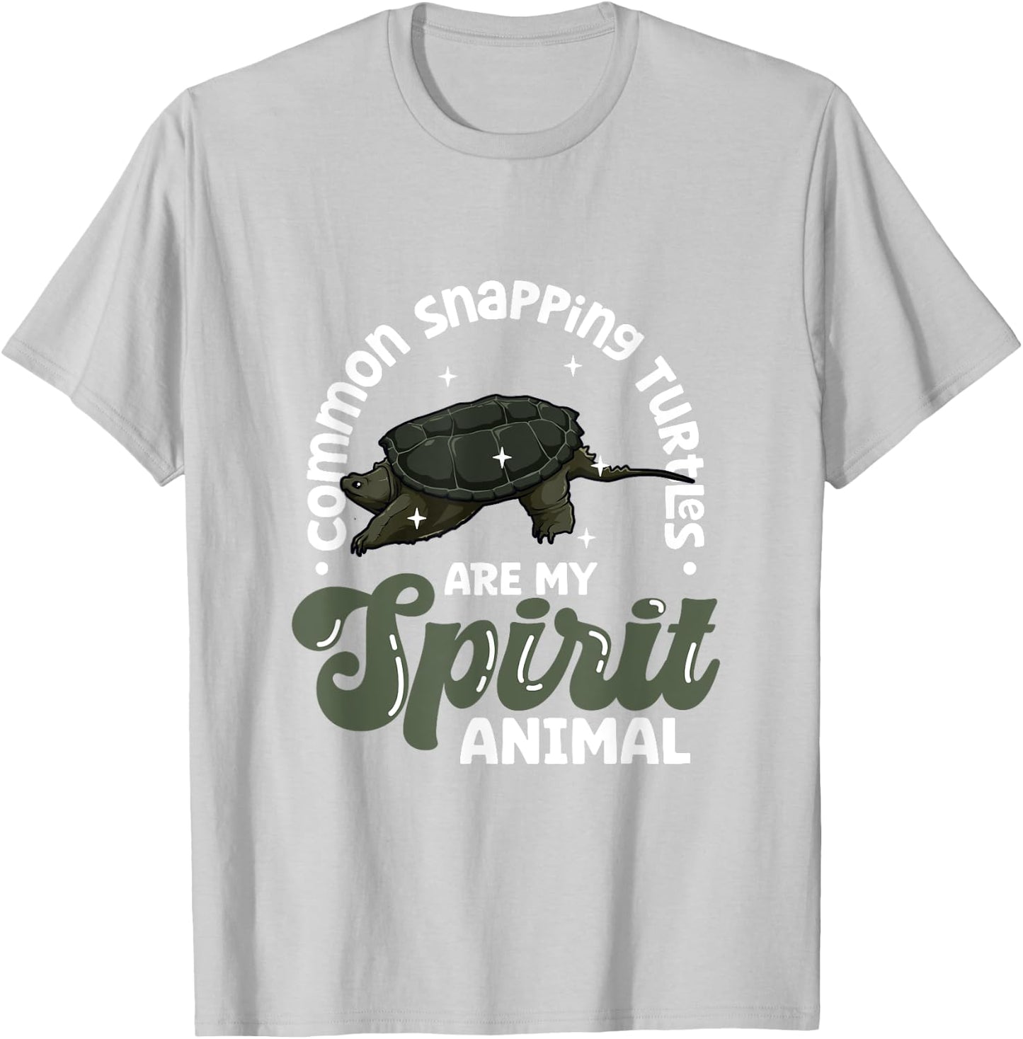 My spirit animal - Common Snapping Turtle T-Shirt - T-Shirt | Ash