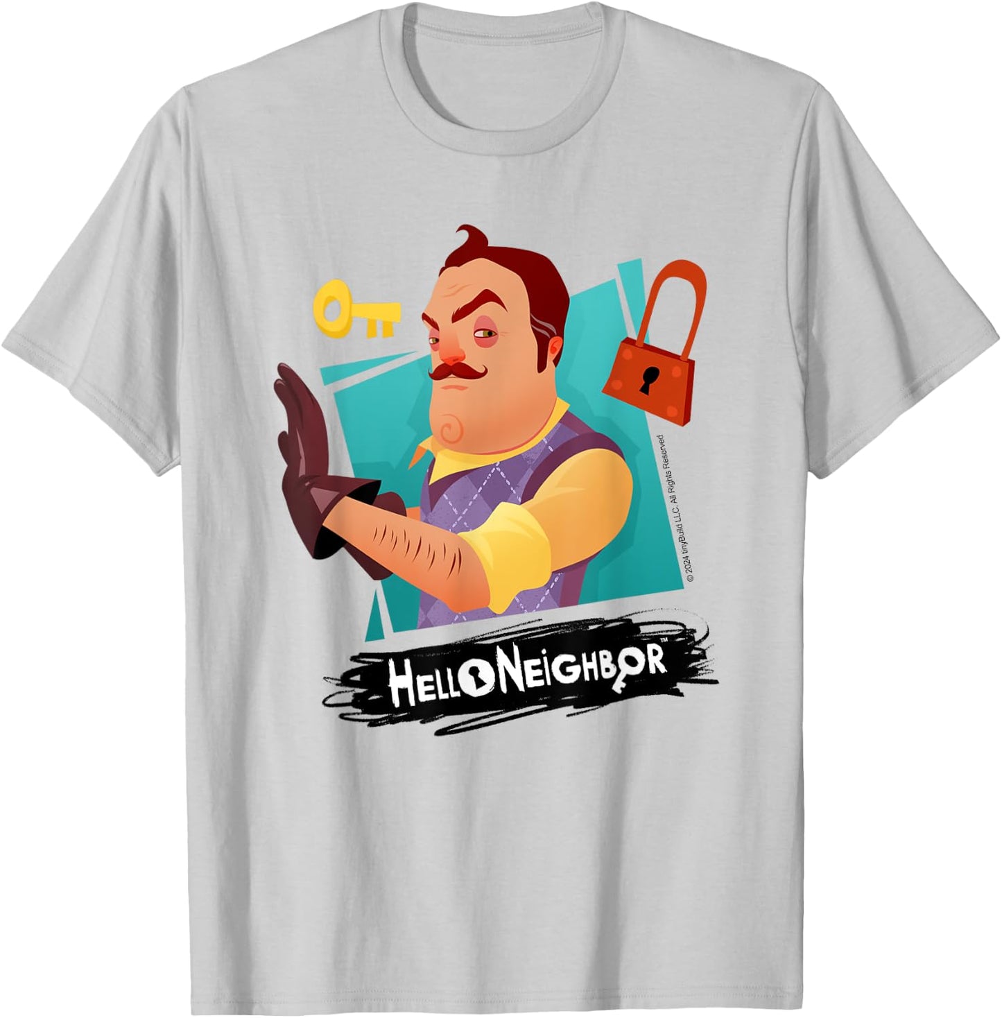 Hello Neighbor - Game Related Designs T-Shirt - T-Shirt | Ash