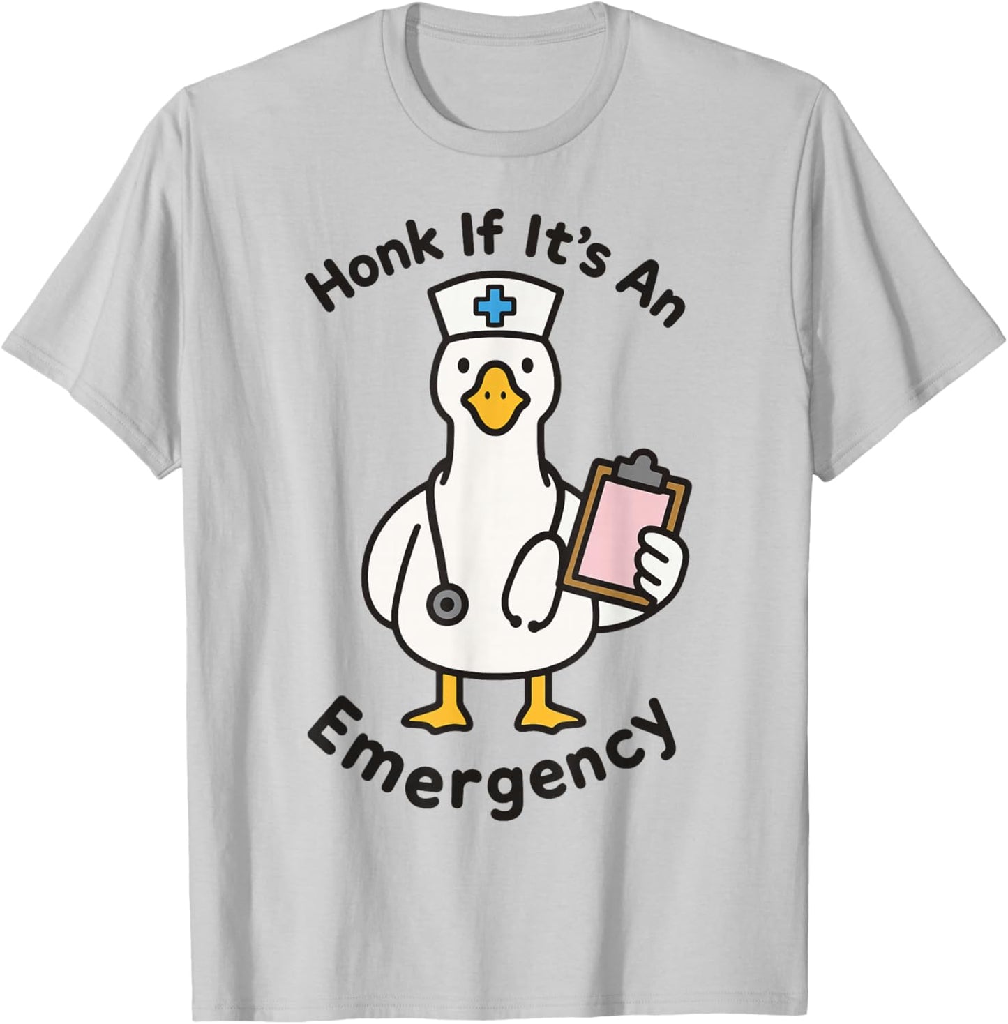 Honk If It's An Emergency T-Shirt - T-Shirt | Ash