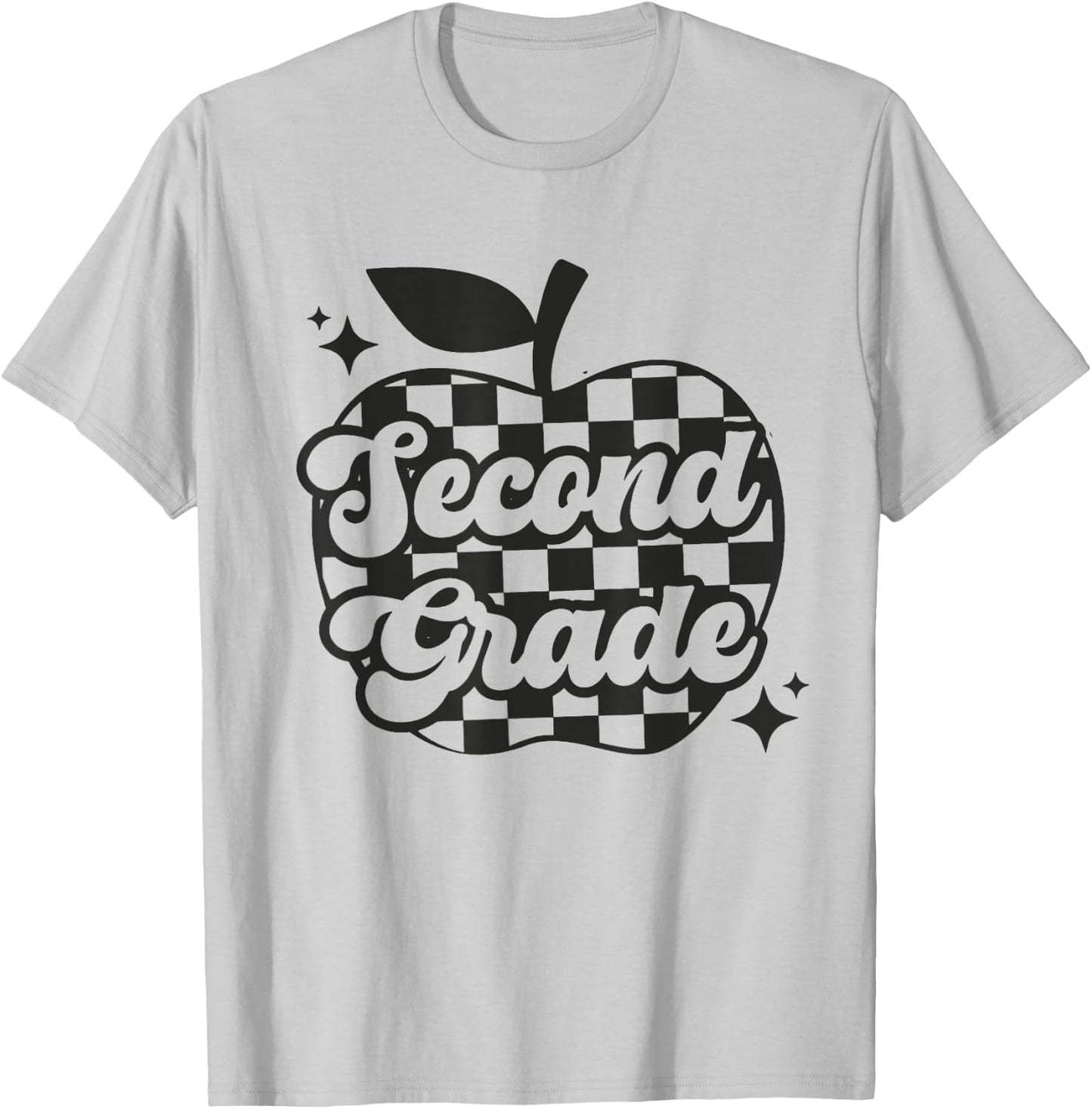 Second Grade Teacher Apple Back To School Boys Girls Kids T-Shirt - T-Shirt | Ash