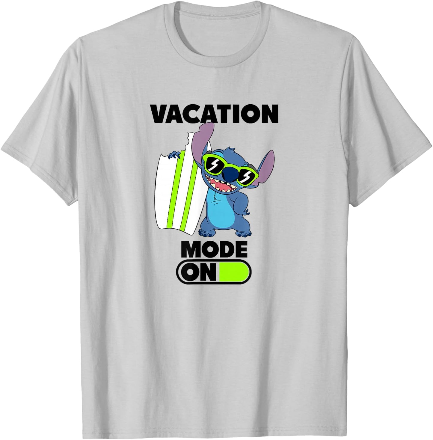 Lilo & Stitch - Vacation Mode T-Shirt - T-Shirt | Ash