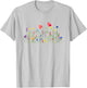 Spring Summer Wildflowers Men Women Kids T-Shirt - T-Shirt | Ash