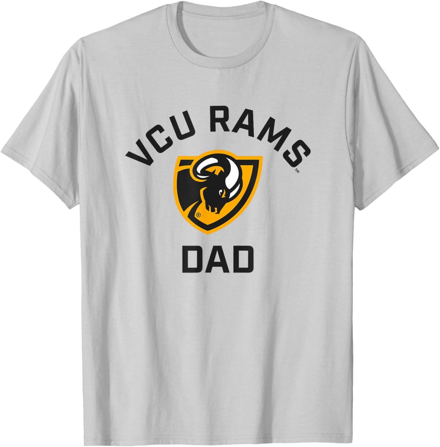 Virginia Commonwealth University VCU Rams Arched Dad T-Shirt - T-Shirt | Ash