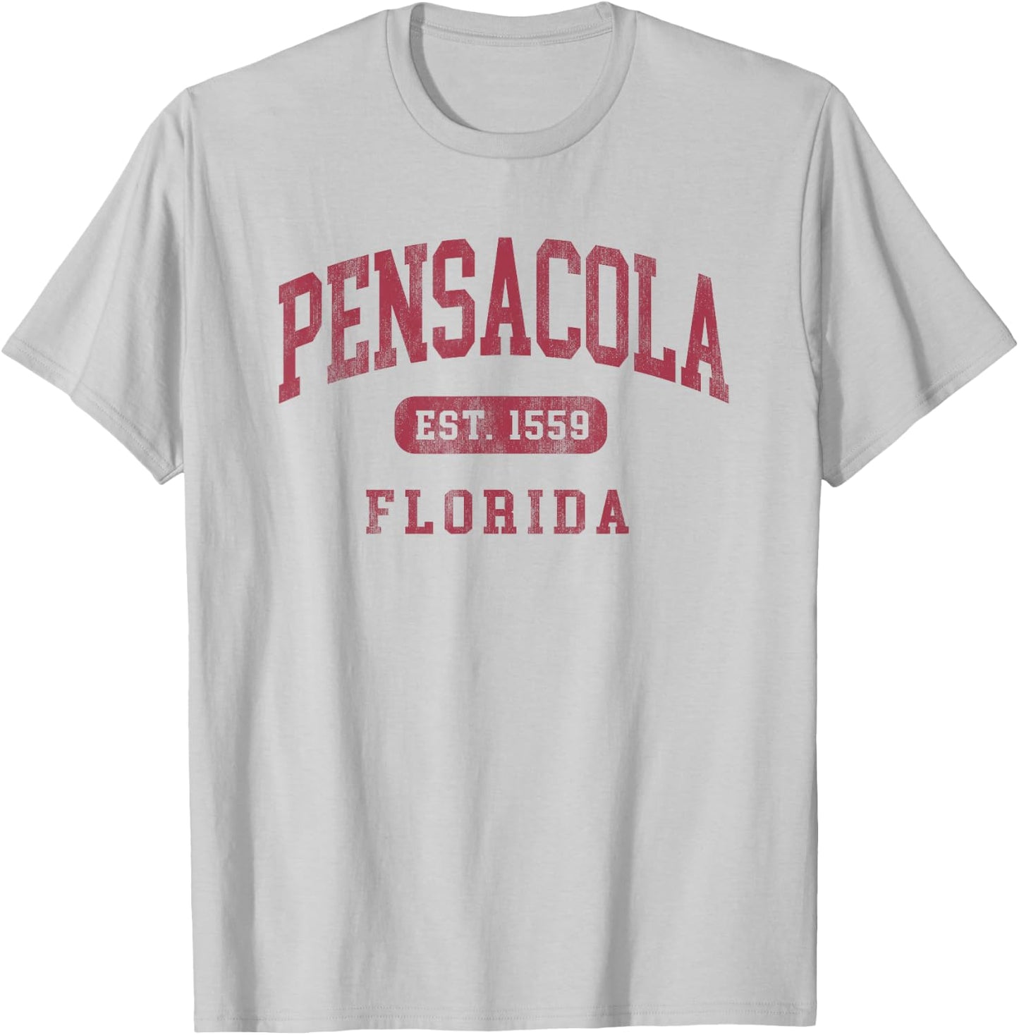 Pensacola Florida Vintage Established 1559 Beach Souvenir T-Shirt - T-Shirt | Ash