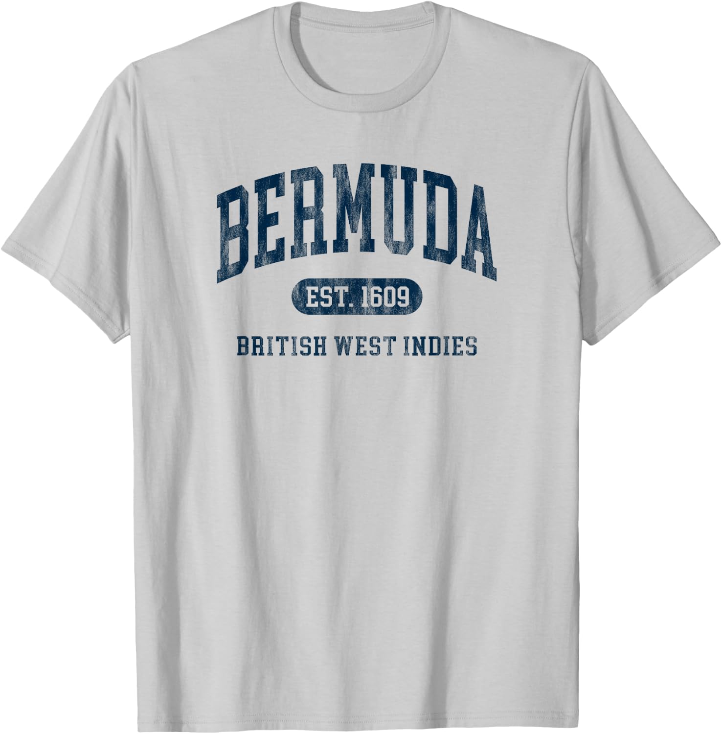 Vintage Bermuda Est 1609 Kids Retro Souvenir T-Shirt - T-Shirt | Ash