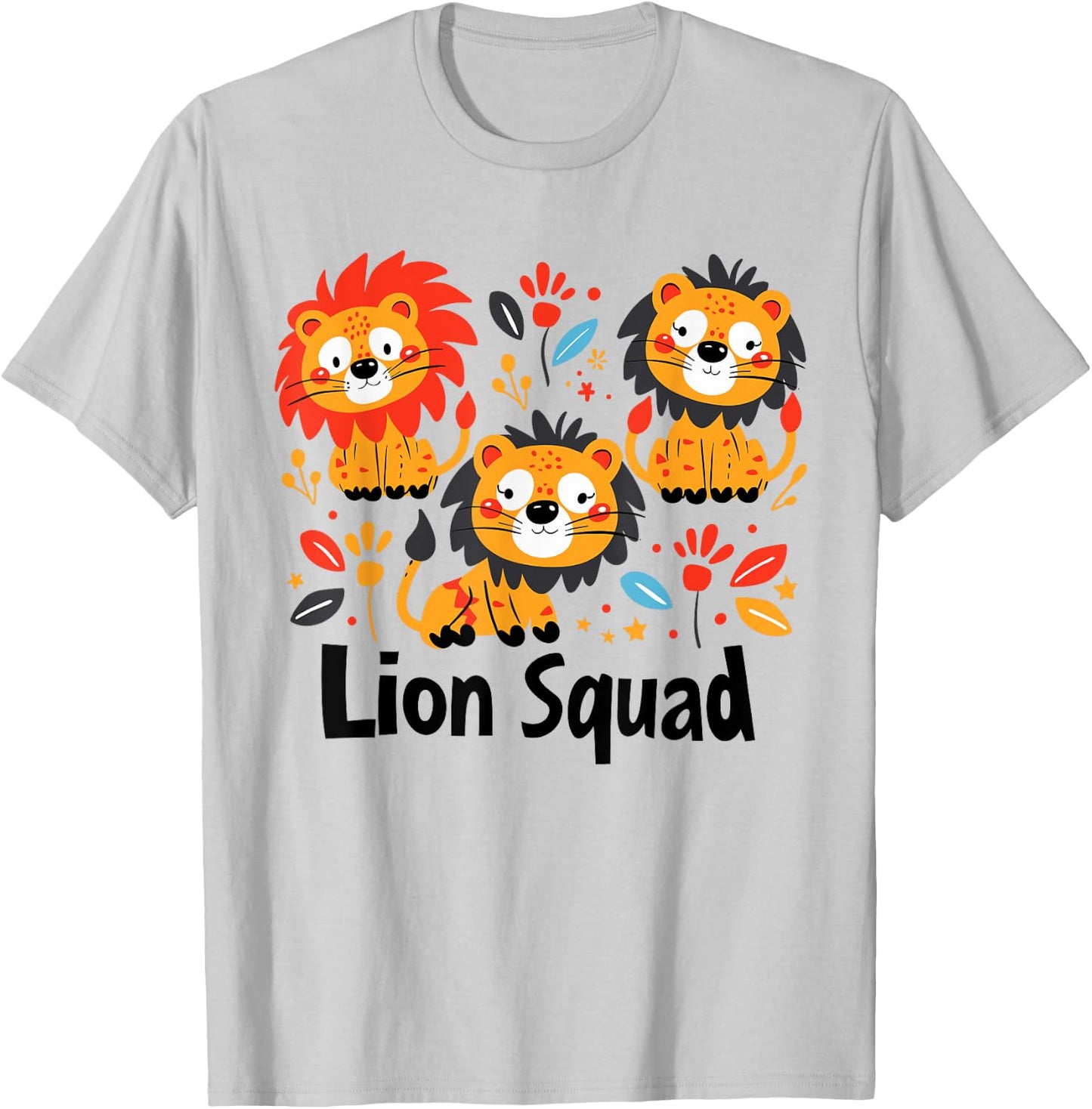 Lion Squad for Lion Lover Shirt | Cool Lion T-Shirt - T-Shirt | Ash