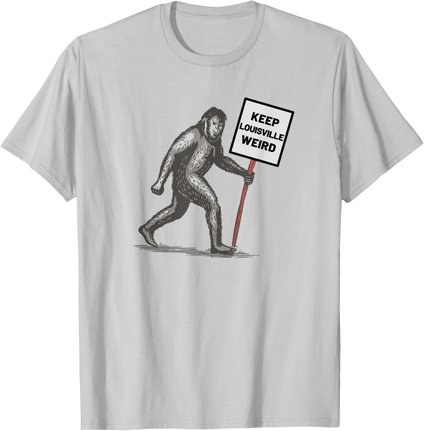 Keep Louisville Weird T-Shirt - T-Shirt | Ash