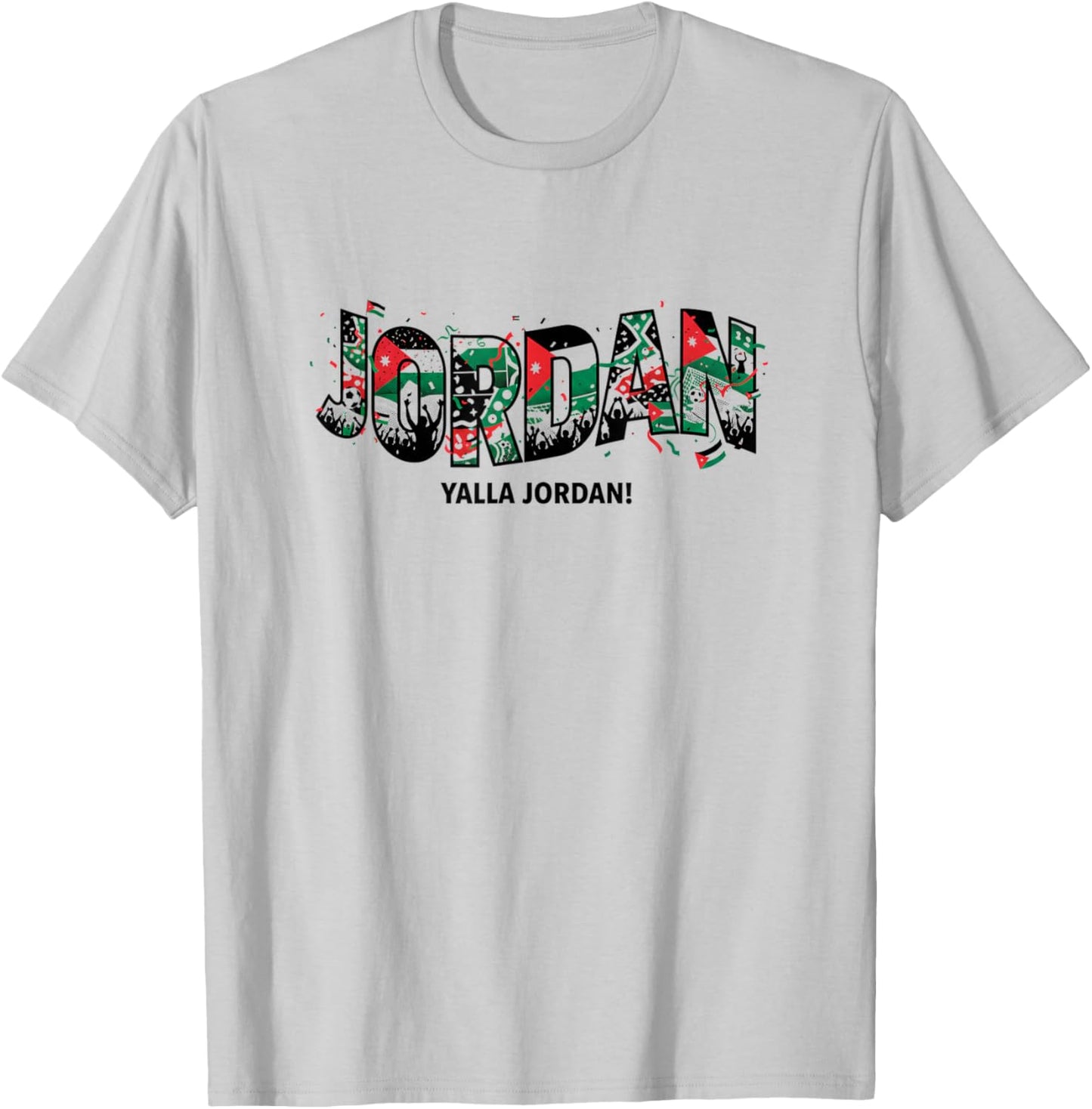 Jordan Yalla Jordan Football Fan Shirt 2026 Pride T-Shirt - T-Shirt | Ash