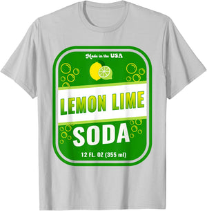 Halloween Costume Lemon Lime Soda Unique Costume Idea T-Shirt - T-Shirt | Ash