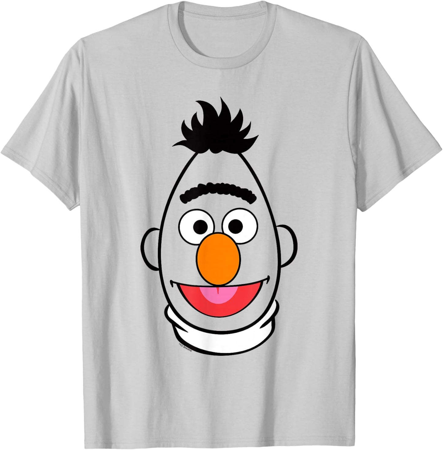 Sesame Street Bert Full Face Halloween Costume T-Shirt - T-Shirt | Ash
