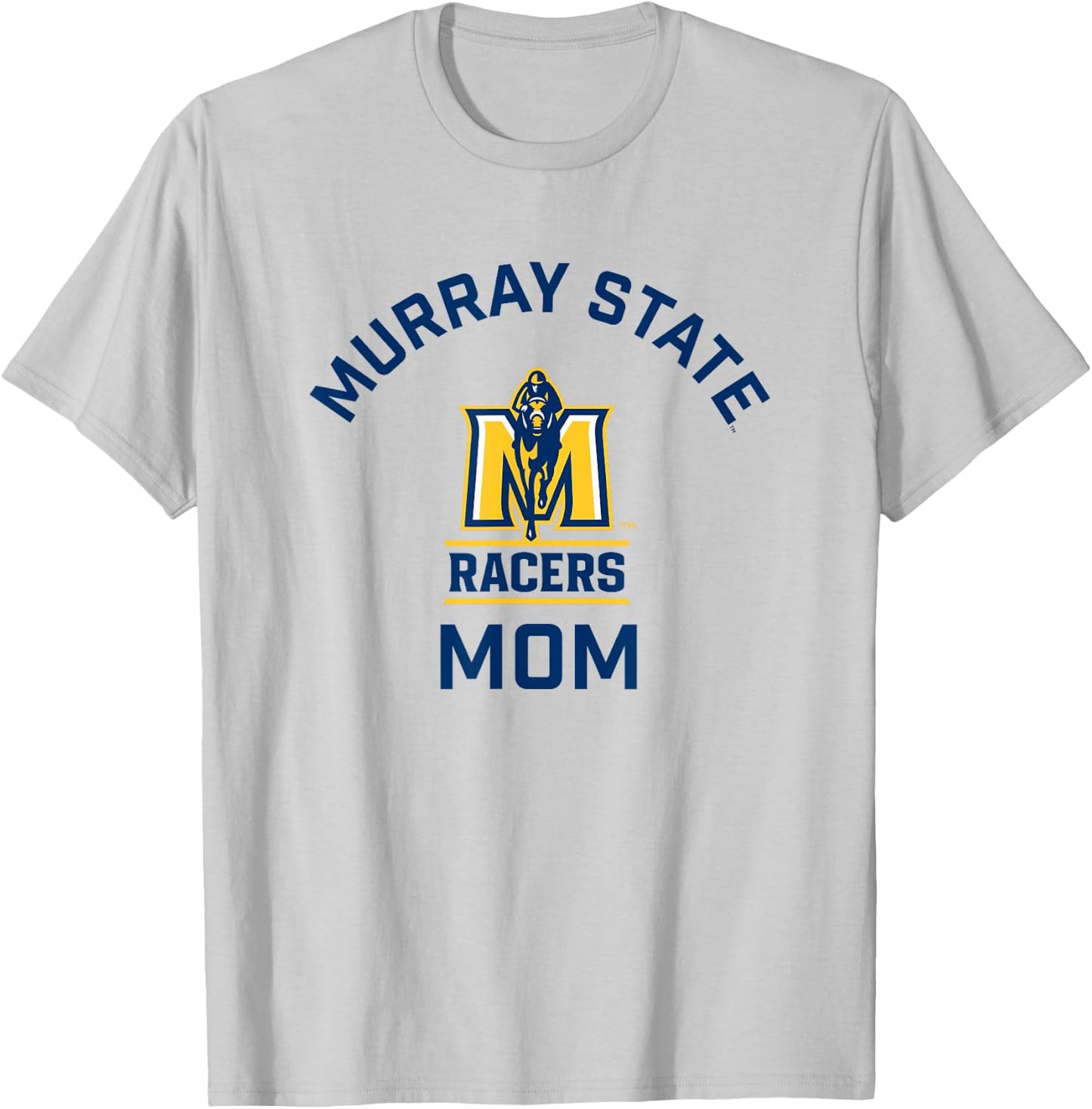 Murray State University Racers Arched Mom T-Shirt - T-Shirt | Ash